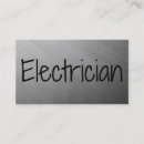 Recherche de électricien commercial cartes visite Professionnel