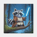 Search for trash magnets Raccoon