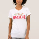 Recherche de mariage rose de fleur tshirts Bride