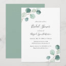 Search for eucalyptus bridal shower invitations Sage green