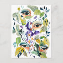 Recherche de peint main cartes postales Nature