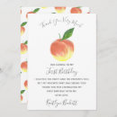 Search for sweet as a peach first birthday Turning one