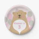 Recherche de anniversaire nounours assiettes Mignon