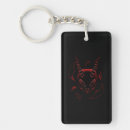 Search for skulls rectangular keychains Horror