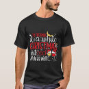 Search for dreaming of a wine christmas tshirts Red