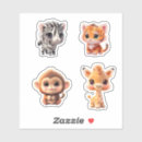 Search for zebra print birthday stickers Tiger