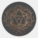 Search for d20 stickers Dice