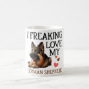 Search for love my german shepherd mugs Cute