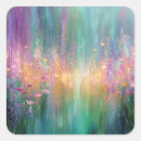 Search for vibrant abstract stickers Green