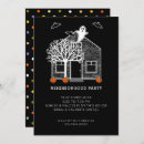 Search for neighbourhood halloween invitations Haunted house
