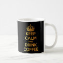 Search for keep calm drink mugs Black
