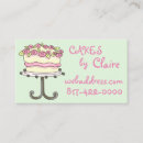 Recherche de gâteaux de spécialité cartes visite Pâtisseries