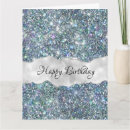 Search for blue and silver birthday cards Girly