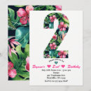 Search for luau 2nd birthday invitations Hawaiian