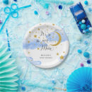 Search for over the moon baby shower Blue