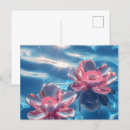 Search for floating flower postcards Lotus