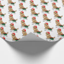 Search for golden retriever christmas wrapping paper Santa claus