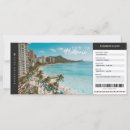 Search for hawaii vacation invitations Boarding pass