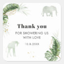 Search for giraffe baby shower stickers Elephant