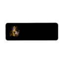 Search for musical notes return address labels Gold