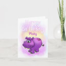 Search for cute cartoon hippo postcards Adorable