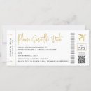 Search for plain save the dates Gold