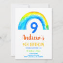 Search for 9th invitations Watercolor