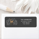 Search for reindeer return address labels Rustic