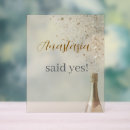 Search for she said yes wedding signs Bride