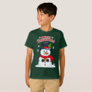 Recherche de neige de joyeux no tshirts Pour enfants