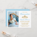 Recherche de blue quinceanera invitations Élégant