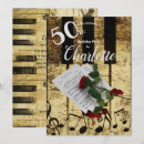 Recherche de piano anniversaire invitations Notes de musique
