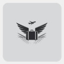 Recherche de logo conception autocollants Blanc