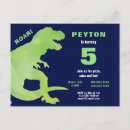 Search for watercolor dinosaur postcards Green
