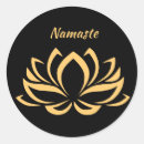 Search for gold lotus stickers Meditation