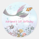 Recherche de mermaid baby autocollants Anniversaire de mermaid
