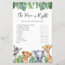 Recherche de safari africain papeterie Baby shower safari