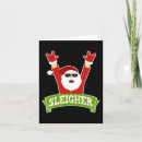 Search for heavy metal christmas cards Santa