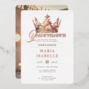 Recherche de gold crown invitations Quinceanera