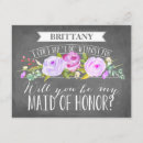 Recherche de demoiselle honneur cartes Maid of honor