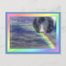 Search for rainbow bridge poem postcards Dog