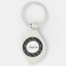 Search for hearts black and white keychains Modern