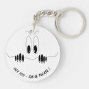Search for funny cartoon keychains Happy