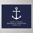 Search for navy welcome wedding signs Modern