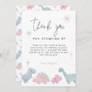 Search for dinosaur party thank you cards T rex