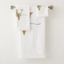 Search for gold and white bath towels Script