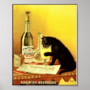 Search for absinthe advertisement posters Black cat