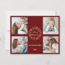 Search for four horizontal photocards Red