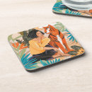 Recherche de tigres dessous de verres Pour elle