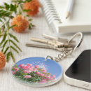 Search for nature on pink rose keychains Photography